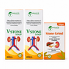 1-Month Urinary Stone Care Combo – V-Stone Syrup + Stone Grind Powder